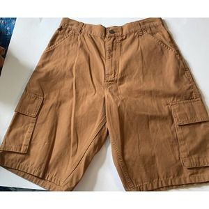 Boys Carhartt Duck carpenter shorts size 16 adjustable waist (B)